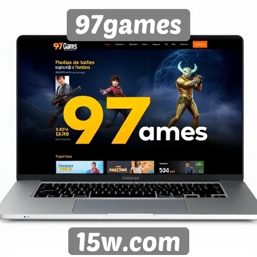 Evolução do design do site 97games