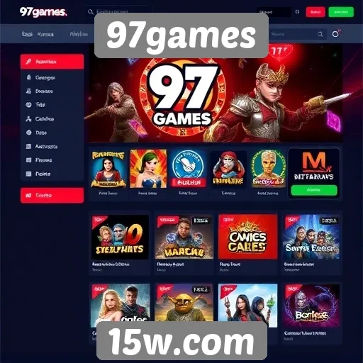Análise da interface do usuário do 97games